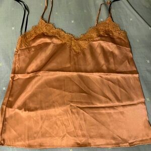 F21 lace silky cami